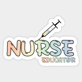 Nurse Educator Rainbow Sticker